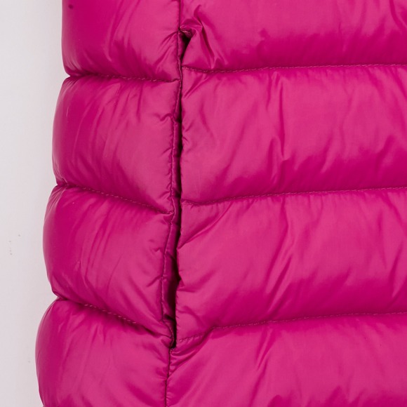 Lauren Ralph Lauren RLL Puffer Jacket Hooded Faux Fur Trim Pink Womens Small - Picture 11 of 16